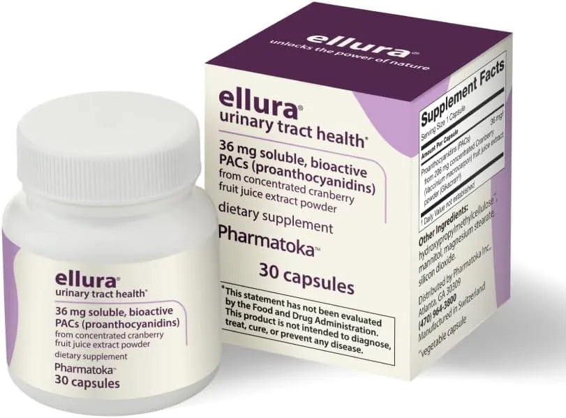ELLURA - ellura 36Mg. Clinically Proven Soluble Bioactive PACs 30 Capsulas - The Red Vitamin MX - Suplementos Alimenticios - {{ shop.shopifyCountryName }}