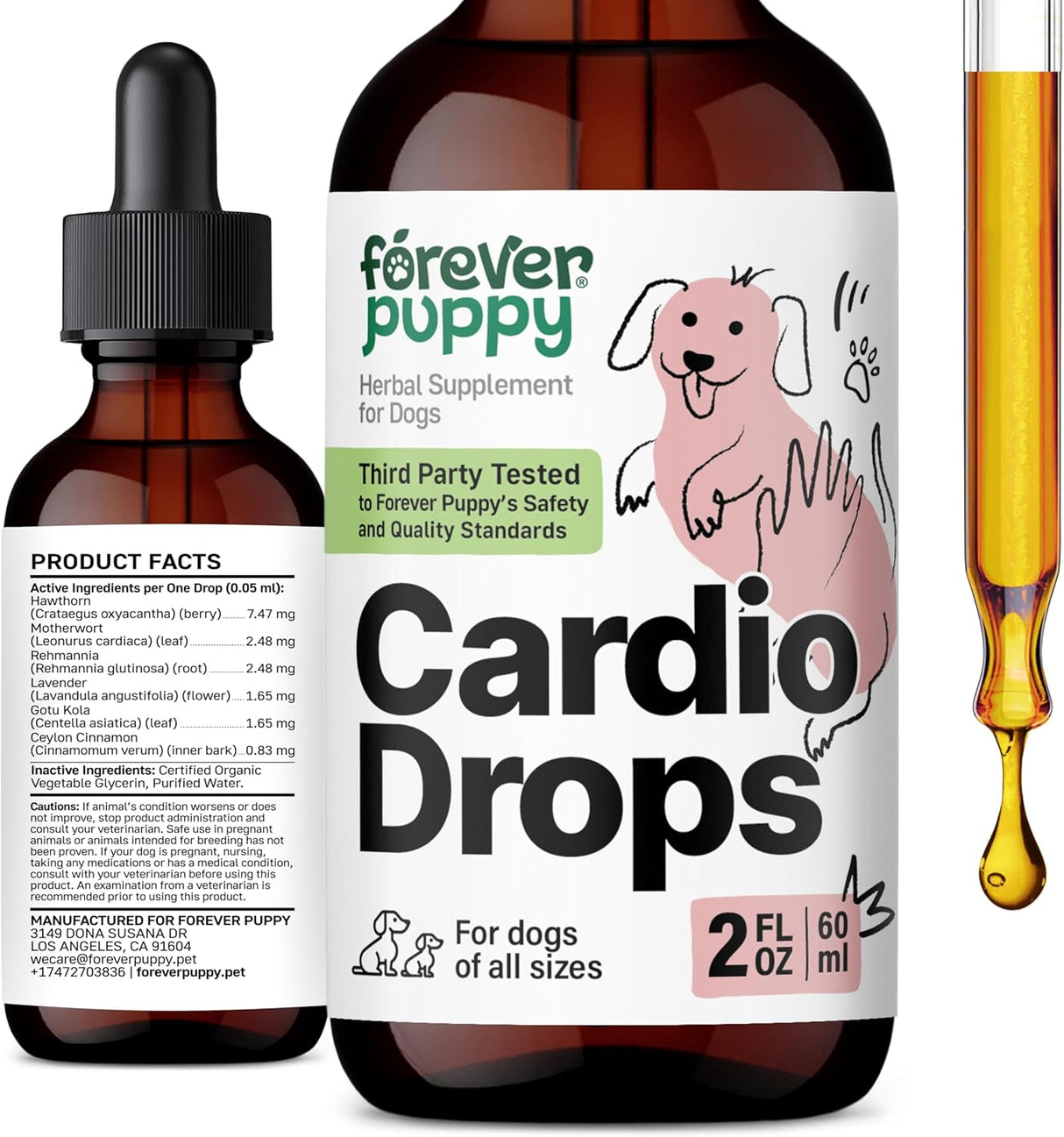Forever Puppy Cardio Drops for Dogs 2 Fl.Oz.
