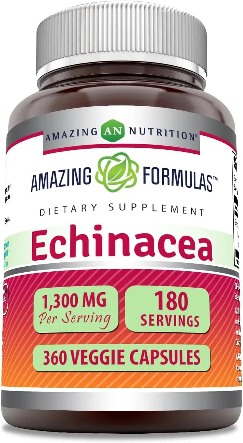 AMAZING FORMULAS - Amazing Formulas Echinacea 1300Mg. 360 Capsulas - The Red Vitamin MX - Suplementos Alimenticios - {{ shop.shopifyCountryName }}
