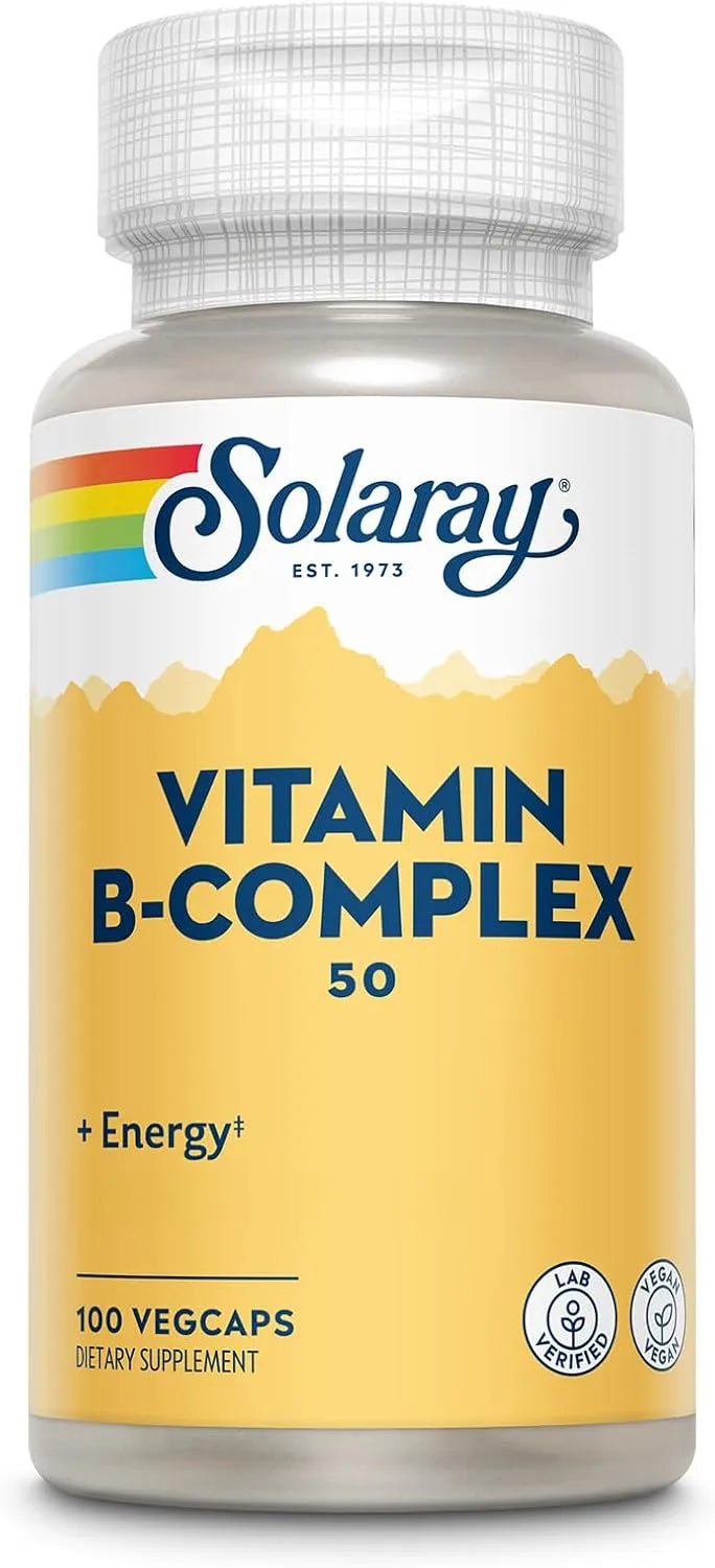 SOLARAY - SOLARAY Vitamin B Complex 50Mg. 100 Capsulas - The Red Vitamin MX - Suplementos Alimenticios - {{ shop.shopifyCountryName }}