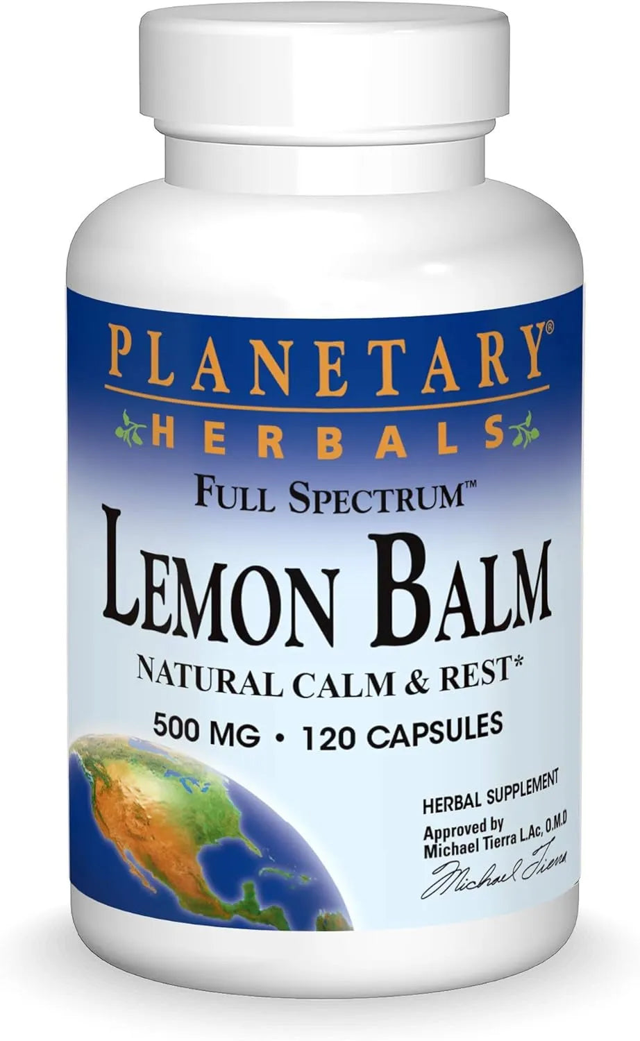 PLANETARY HERBALS - Planetary Herbals Lemon Balm Full Spectrum 500Mg. 120 Capsulas - The Red Vitamin MX - Suplementos Alimenticios - {{ shop.shopifyCountryName }}