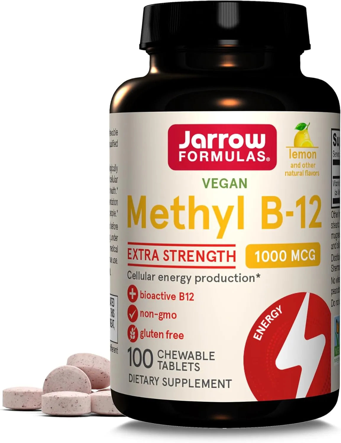 JARROW FORMULAS - Jarrow Formulas Extra Strength Methyl B-12 100 Tabletas Masticables - The Red Vitamin MX - Suplementos Alimenticios - {{ shop.shopifyCountryName }}