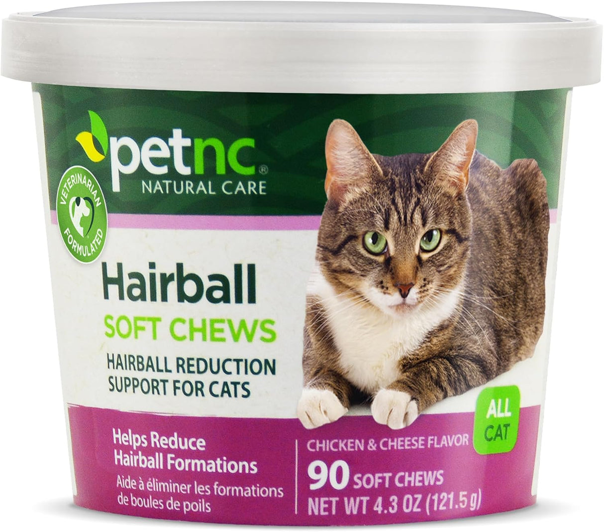 Petnc Natural Care Hairball Soft Chews for Cats 90 Masticables