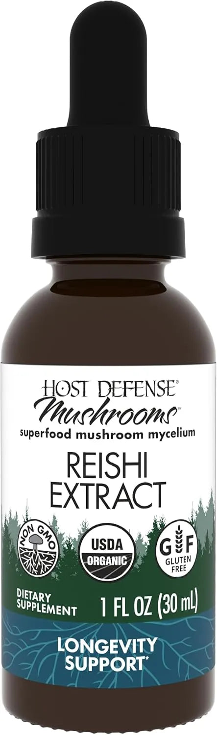 HOST DEFENSE - Host Defense Reishi Extract 1 Fl.Oz. - The Red Vitamin MX - Suplementos Alimenticios - {{ shop.shopifyCountryName }}