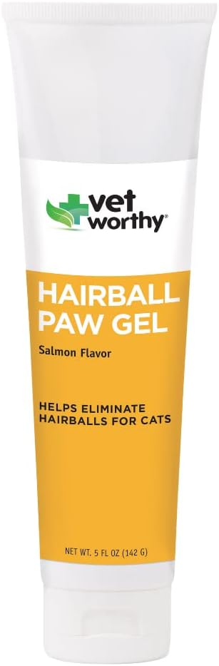 Vet Worthy Hairball Paw Gel Aid for Cats 5 Oz.