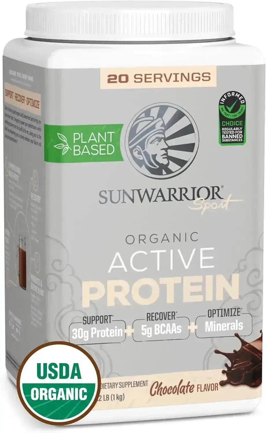SUNWARRIOR - Sunwarrior Vegan Protein Powder Chocolate 20 Servicios 1 Kg. - The Red Vitamin MX - Suplementos Alimenticios - {{ shop.shopifyCountryName }}