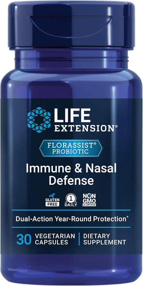 LIFE EXTENSION - Life Extension FLORASSIST Immune & Nasal Defense 30 Capsulas - The Red Vitamin MX - Suplementos Alimenticios - {{ shop.shopifyCountryName }}