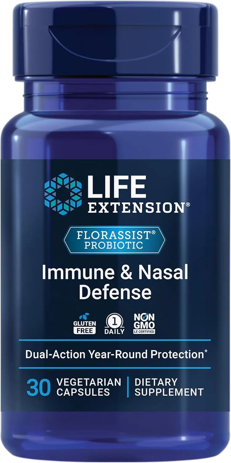 LIFE EXTENSION - Life Extension FLORASSIST Immune & Nasal Defense 30 Capsulas - The Red Vitamin MX - Suplementos Alimenticios - {{ shop.shopifyCountryName }}