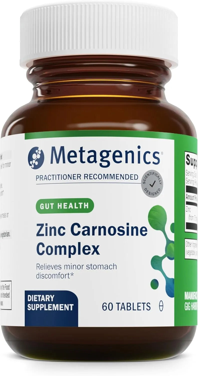 METAGENICS - Metagenics Zinc Carnosine Complex 60 Tabletas - The Red Vitamin MX - Suplementos Alimenticios - {{ shop.shopifyCountryName }}