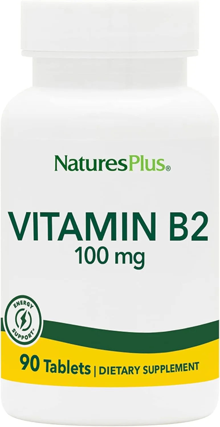 NATURES PLUS - Natures Plus Vitamin B2 100Mg. 90 Tabletas - The Red Vitamin MX - Suplementos Alimenticios - {{ shop.shopifyCountryName }}