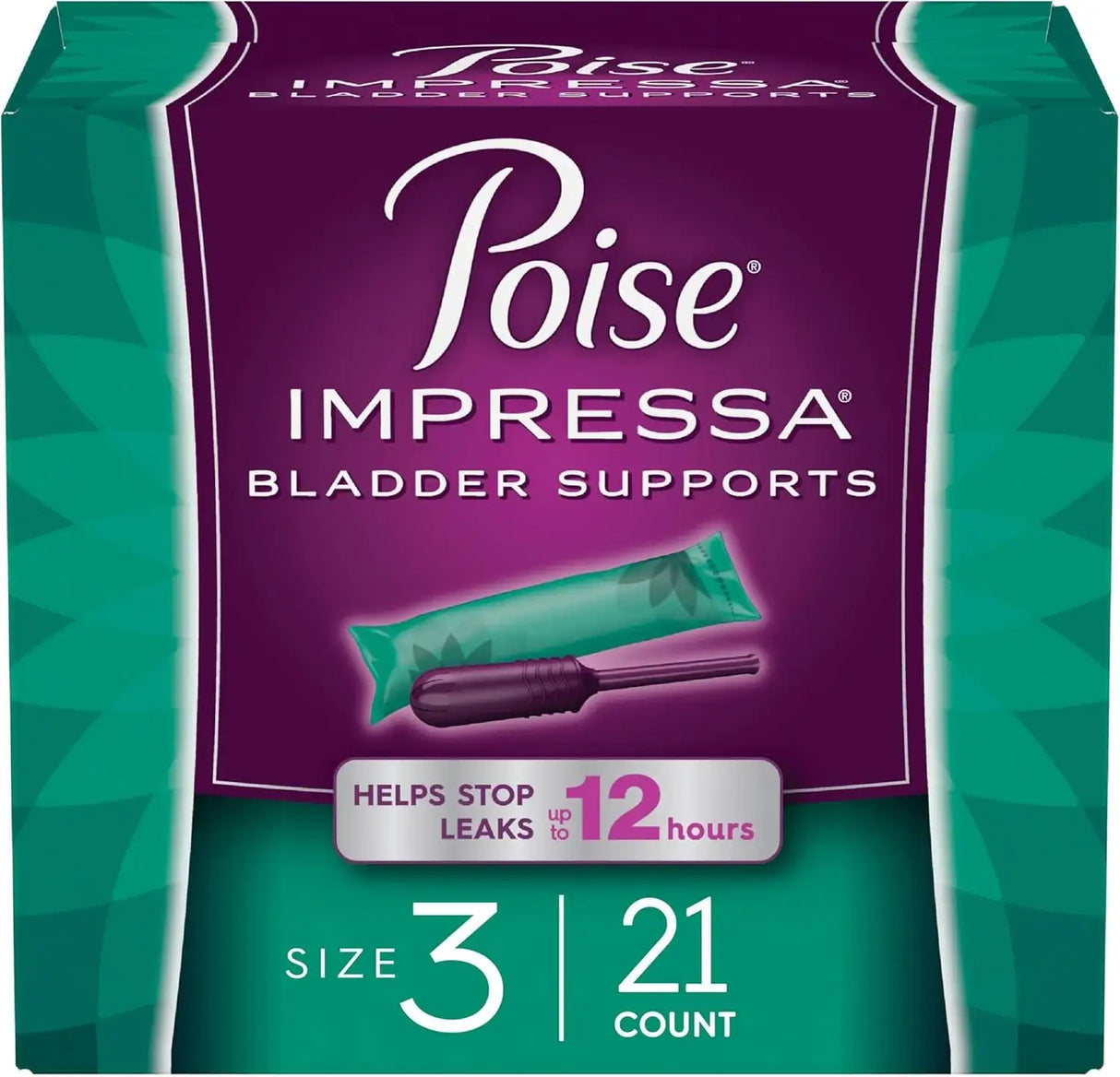 POISE - Poise Impressa Incontinence Bladder Support for Women SIZE 3 - 21 Piezas - The Red Vitamin MX - Suplementos Alimenticios - {{ shop.shopifyCountryName }}