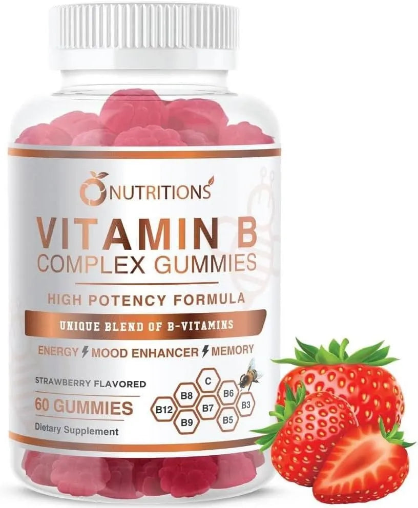 O NUTRITIONS - O NUTRITIONS Vitamin B Complex Vegan Gummies 60 Gomitas - The Red Vitamin MX - Suplementos Alimenticios - {{ shop.shopifyCountryName }}