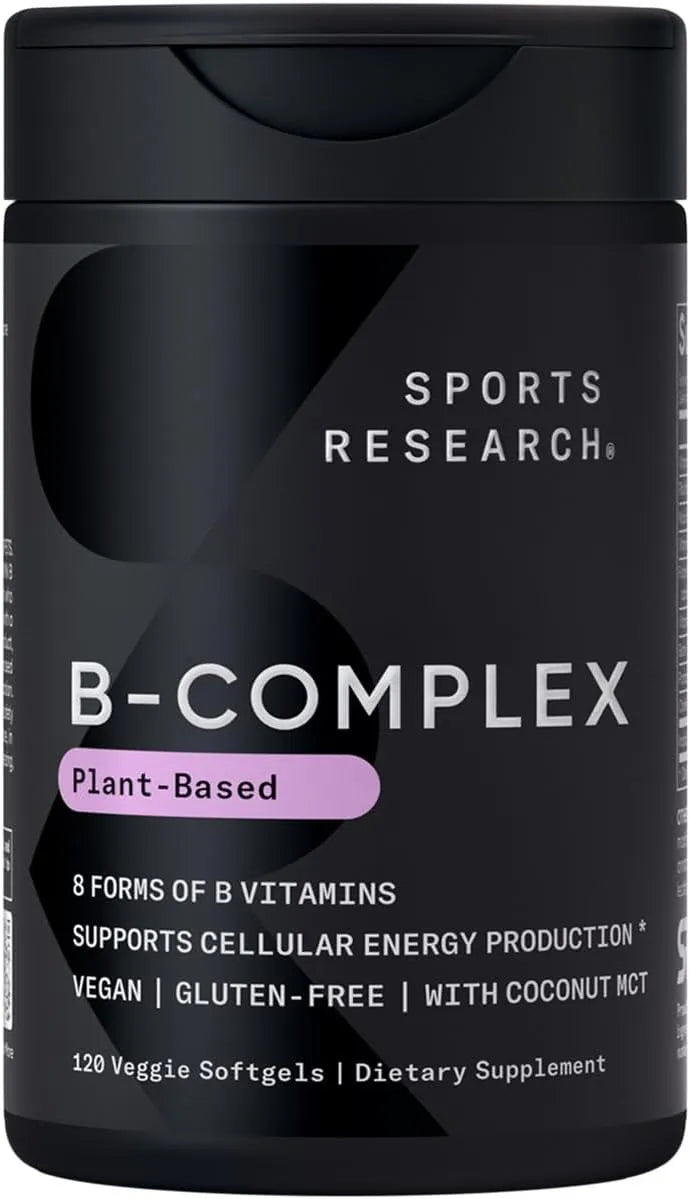 SPORTS RESEARCH - Sports Research Vitamin B-Complex 120 Capsulas Blandas - The Red Vitamin MX - Suplementos Alimenticios - {{ shop.shopifyCountryName }}