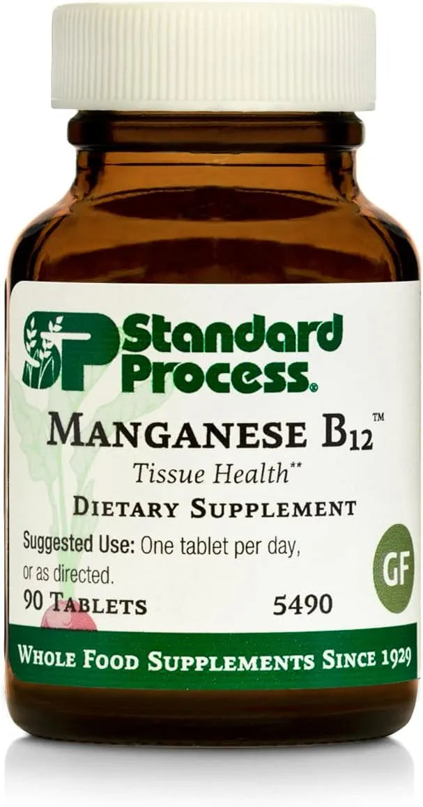 STANDARD PROCESS - Standard Process Manganese B12 90 Tabletas - The Red Vitamin MX - Suplementos Alimenticios - {{ shop.shopifyCountryName }}