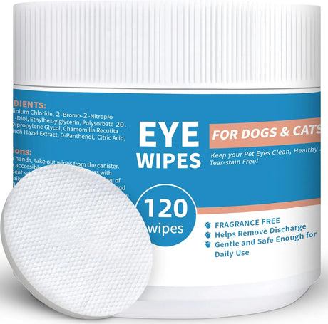 YIBESI - Yibesi Dog Eye Wipes 120 Toallitas - The Red Vitamin MX - Cuidado De Los Ojos De Los Perros - {{ shop.shopifyCountryName }}