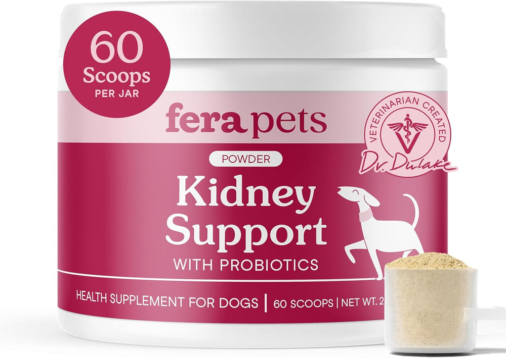 Fera Pet Organics Kidney Supplement for Dogs 60 Masticables