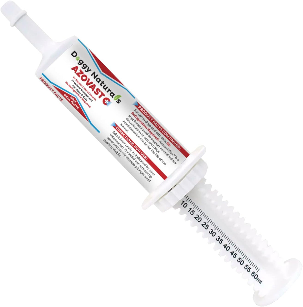 Doggy Naturals Azovast Plus Kidney Health Supplement for Dogs & Cats Oral Paste 60cc