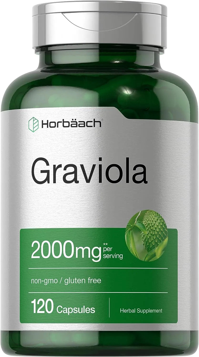 HORBAACH - Horbaach Graviola Extract 2000Mg. 120 Capsulas - The Red Vitamin MX - Suplementos Alimenticios - {{ shop.shopifyCountryName }}