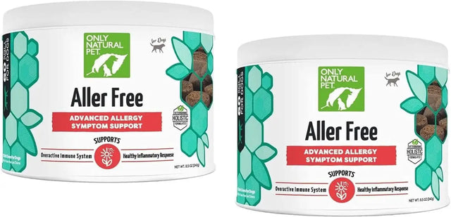 ONLY NATURAL PET - ONLY NATURAL PET AllerFree Advanced Allergy Support for Dogs 60 Masticables 2 Pack - The Red Vitamin MX - Remedios Para La Picazón De Perros - {{ shop.shopifyCountryName }}