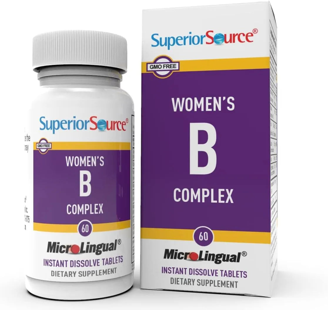 SUPERIOR SOURCE - Superior Source Women's B Complex 60 Tabletas - The Red Vitamin MX - Suplementos Alimenticios - {{ shop.shopifyCountryName }}
