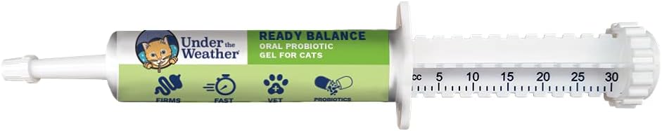 Under the Weather Pet Ready Balance for Cats Oral Probiotic and Prebiotic Gel 1.05 Oz.