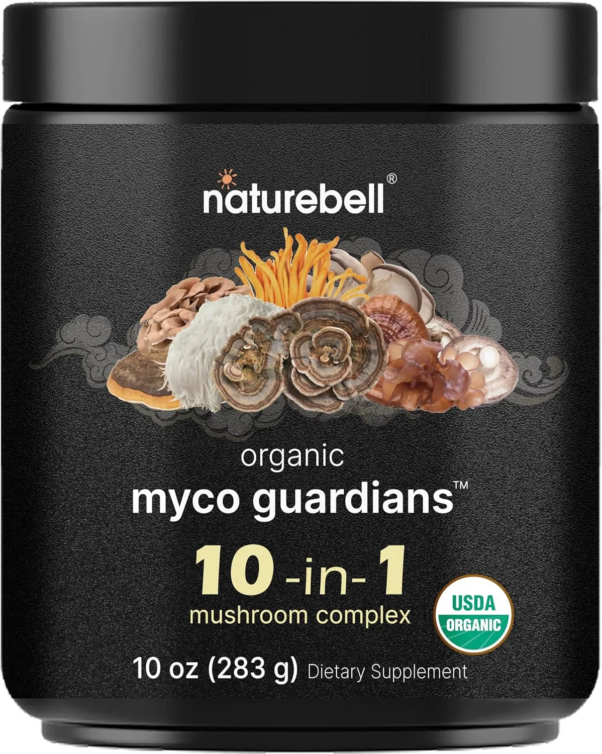 NATUREBELL - NatureBell Organic 10-in-1 Mushroom Powder 283Gr. - The Red Vitamin MX - Suplementos Alimenticios - {{ shop.shopifyCountryName }}