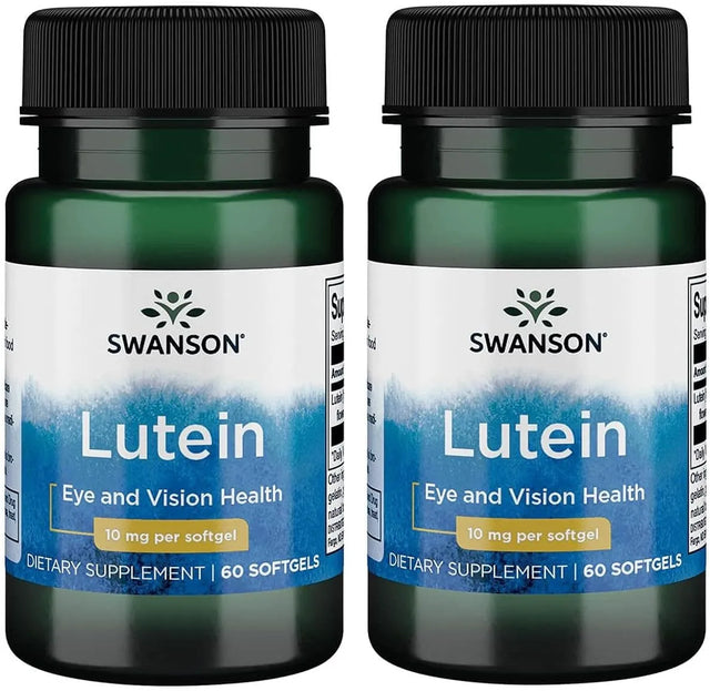 SWANSON - Swanson Lutein 10Mg. 60 Capsulas Blandas 2 Pack - The Red Vitamin MX - Suplementos Alimenticios - {{ shop.shopifyCountryName }}