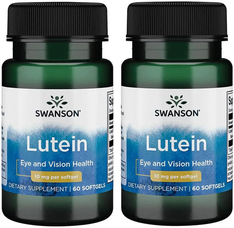 SWANSON - Swanson Lutein 10Mg. 60 Capsulas Blandas 2 Pack - The Red Vitamin MX - Suplementos Alimenticios - {{ shop.shopifyCountryName }}
