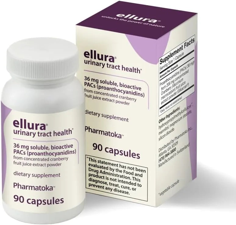 ELLURA - ellura 36Mg. Clinically Proven Soluble Bioactive PACs 90 Capsulas - The Red Vitamin MX - Suplementos Alimenticios - {{ shop.shopifyCountryName }}