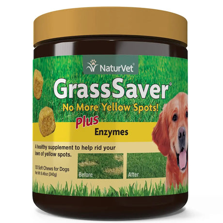 NATURVET - NaturVet GrassSaver Supplement for Dogs 120 Masticables - The Red Vitamin MX - Salud De Tracto Urinario Para Perros - {{ shop.shopifyCountryName }}