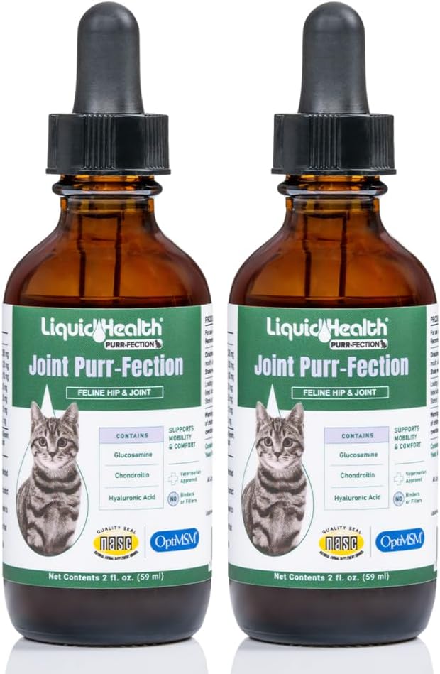 LIQUIDHEALTH Pets Liquid Cat Glucosamine Joint 2 Fl.Oz. 2 Pack