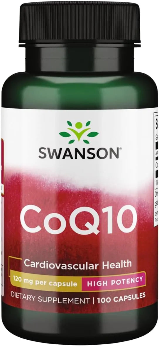 SWANSON - Swanson CoQ10 120Mg. 100 Capsulas - The Red Vitamin MX - Suplementos Alimenticios - {{ shop.shopifyCountryName }}