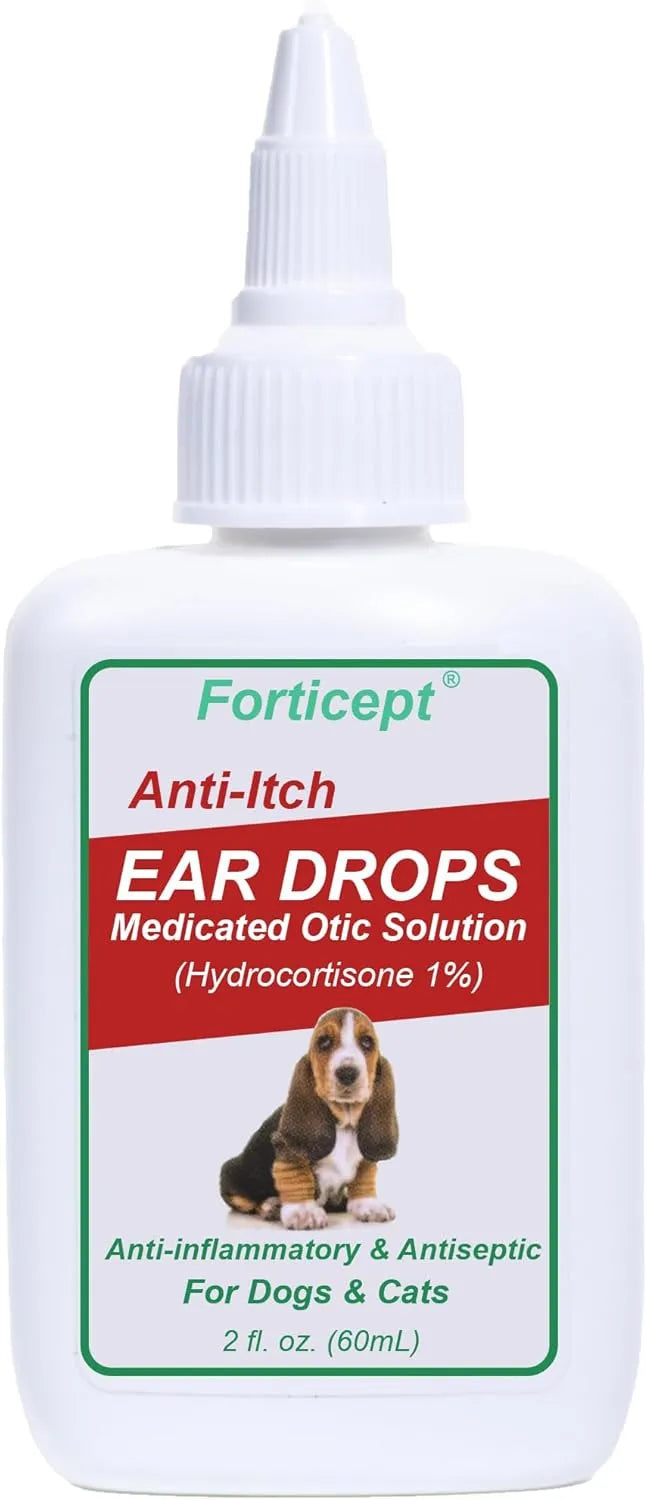 FORTICEP - Forticept Dog and Cat Ear Infection Treatment 2 Fl.Oz. - The Red Vitamin MX - Cuidado Del Oído De Perros - {{ shop.shopifyCountryName }}