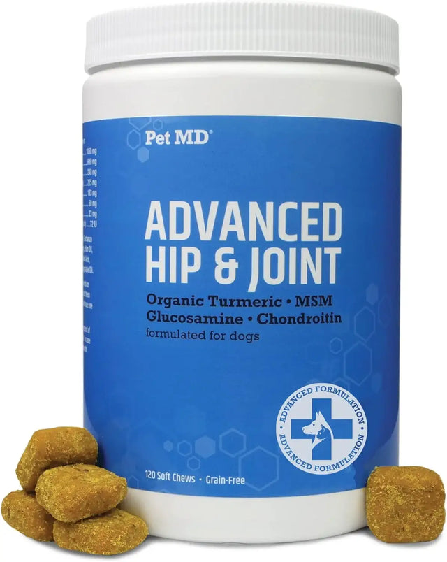 PET MD - Pet MD Glucosamine for Dogs 120 Masticables - The Red Vitamin MX - Cuidado De Cadera Y Articulaciones Para Perros - {{ shop.shopifyCountryName }}