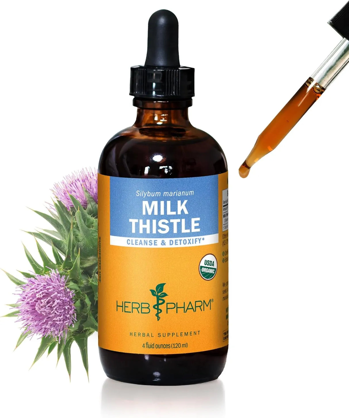 HERB PHARM - Herb Pharm Milk Thistle Seed Liquid Extract 4 Fl.Oz. - The Red Vitamin MX - Suplementos Alimenticios - {{ shop.shopifyCountryName }}