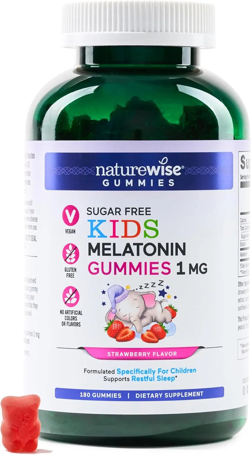 NATUREWISE - NatureWise Kids Melatonin 1Mg. Sugar-Free Gummies 180 Gomitas - The Red Vitamin MX - Suplementos Alimenticios - {{ shop.shopifyCountryName }}