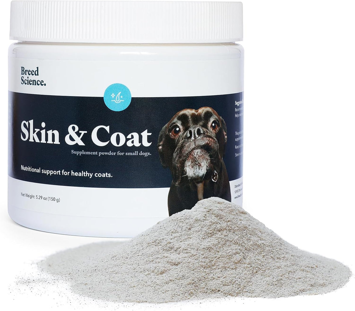 VitaBoost Skin and Coat Supplement Powder for Small Dogs 150Gr.