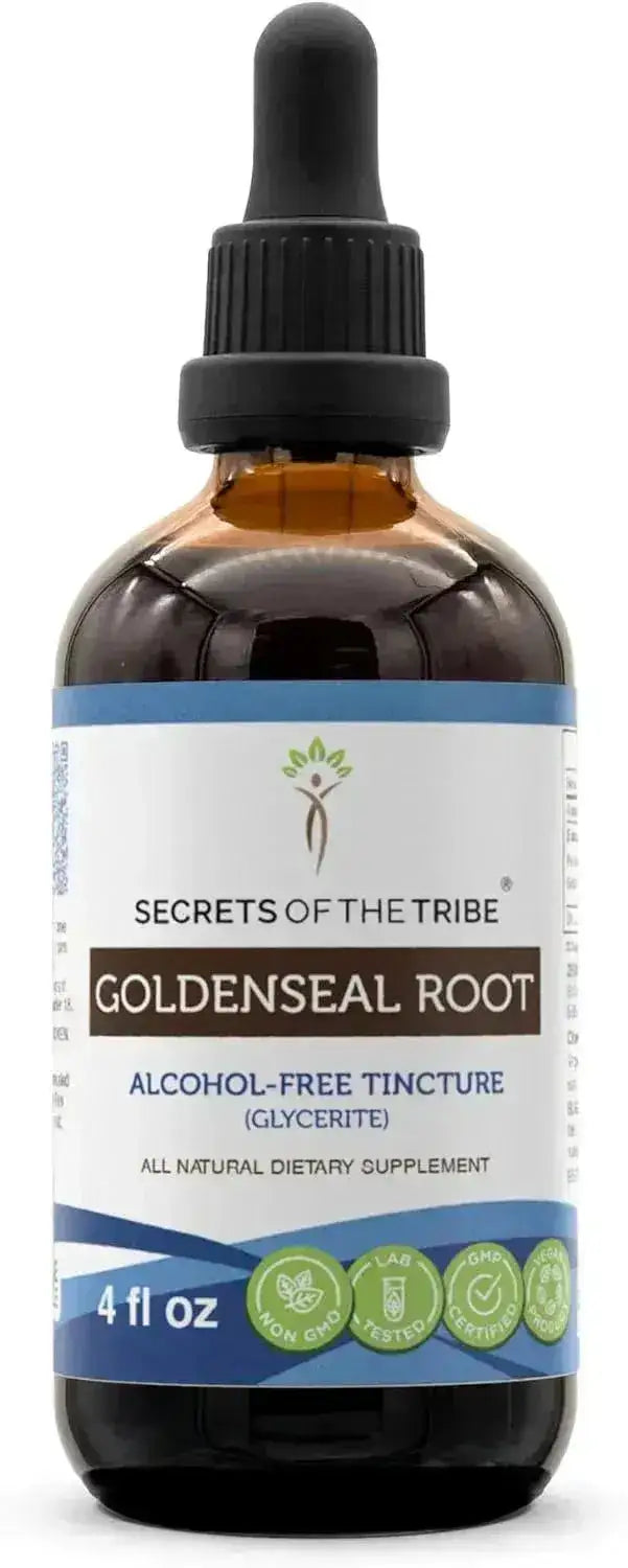 SECRETS OF THE TRIBE - Secrets of the Tribe Goldenseal Root Alcohol-Free Liquid Extract 4 Fl.Oz. - The Red Vitamin MX - Suplementos Alimenticios - {{ shop.shopifyCountryName }}