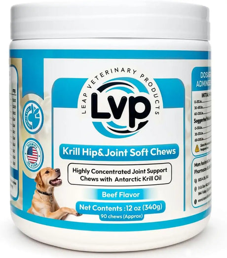 LEAP PHARMACEUTICALS - Leap Pharmaceuticals Pet Hip & Joint Supplements 90 Masticables - The Red Vitamin MX - Cuidado De Cadera Y Articulaciones Para Perros - {{ shop.shopifyCountryName }}