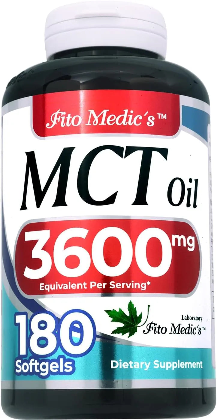 FITO MEDIC´S - FITO MEDIC'S Lab MCT Oil 3600Mg. 180 Capsulas Blandas - The Red Vitamin MX - Suplementos Alimenticios - {{ shop.shopifyCountryName }}