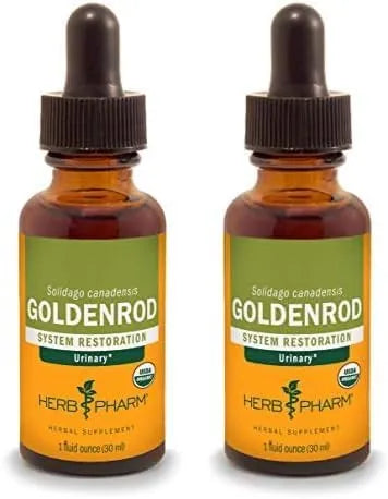 HERB PHARM - Herb Pharm Certified Organic Goldenrod Liquid Extract for Urinary System Support 1 Fl.Oz. 2 Pack - The Red Vitamin MX - Suplementos Alimenticios - {{ shop.shopifyCountryName }}