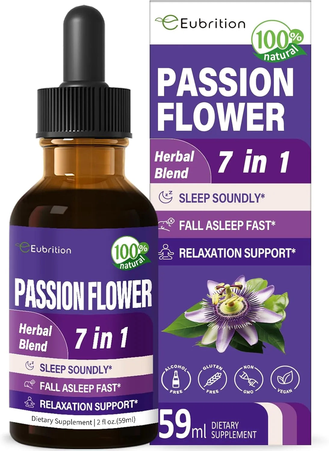 EUBRITION - Eubrition Passion Flower Liquid Drops 2 Fl.Oz. - The Red Vitamin MX - Suplementos Alimenticios - {{ shop.shopifyCountryName }}