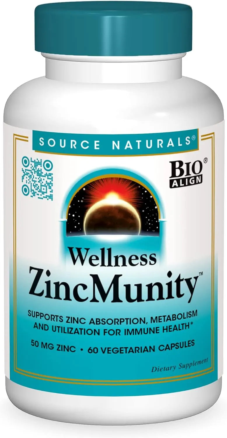 SOURCE NATURALS - Source Naturals Wellness ZincMunity 60 Capsulas - The Red Vitamin MX - Suplementos Alimenticios - {{ shop.shopifyCountryName }}