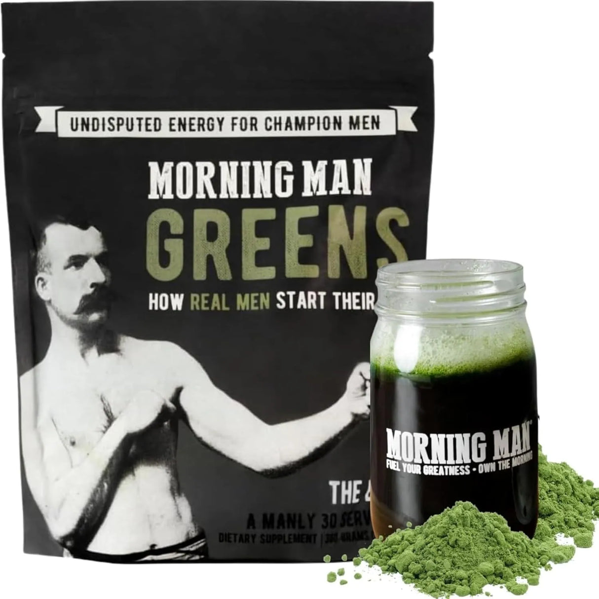MORNING MAN - MORNING MAN Best Tasting Greens Probiotic Superfood Mix 30 Servicios 360Gr. - The Red Vitamin MX - Suplementos Alimenticios - {{ shop.shopifyCountryName }}