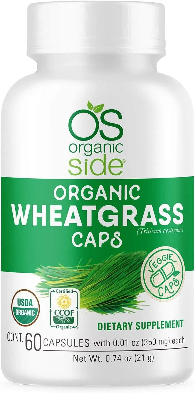 ORGANIC SIDE - OS Organic Side Wheatgrass 60 Capsulas - The Red Vitamin MX - Suplementos Alimenticios - {{ shop.shopifyCountryName }}