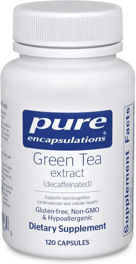 PURE ENCAPSULATIONS - Pure Encapsulations Green Tea Extract 120 Capsulas - The Red Vitamin MX - Suplementos Alimenticios - {{ shop.shopifyCountryName }}