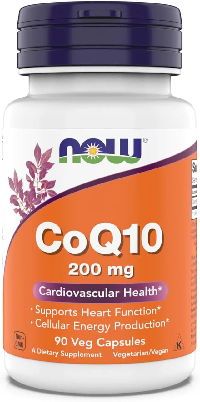 NOW SUPPLEMENTS - Now Supplements CoQ10 200Mg. 90 Capsulas - The Red Vitamin MX - Suplementos Alimenticios - {{ shop.shopifyCountryName }}
