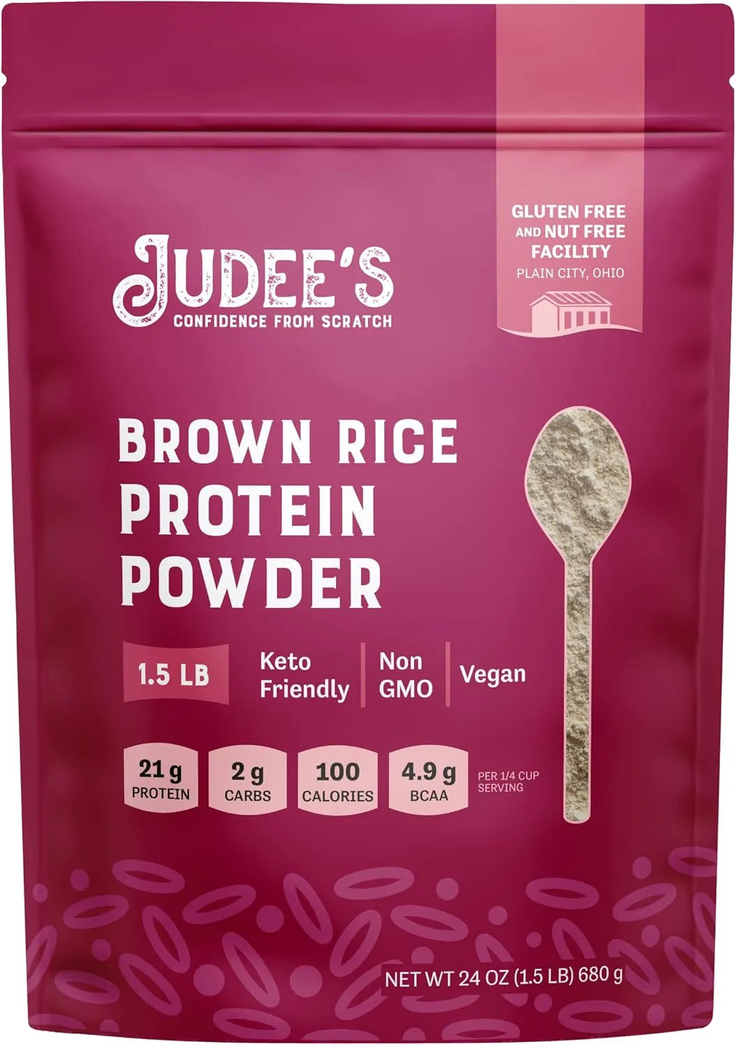 JUDEE'S - Judee’s Brown Rice Protein Powder 80% Protein 680Gr. - The Red Vitamin MX - Suplementos Alimenticios - {{ shop.shopifyCountryName }}
