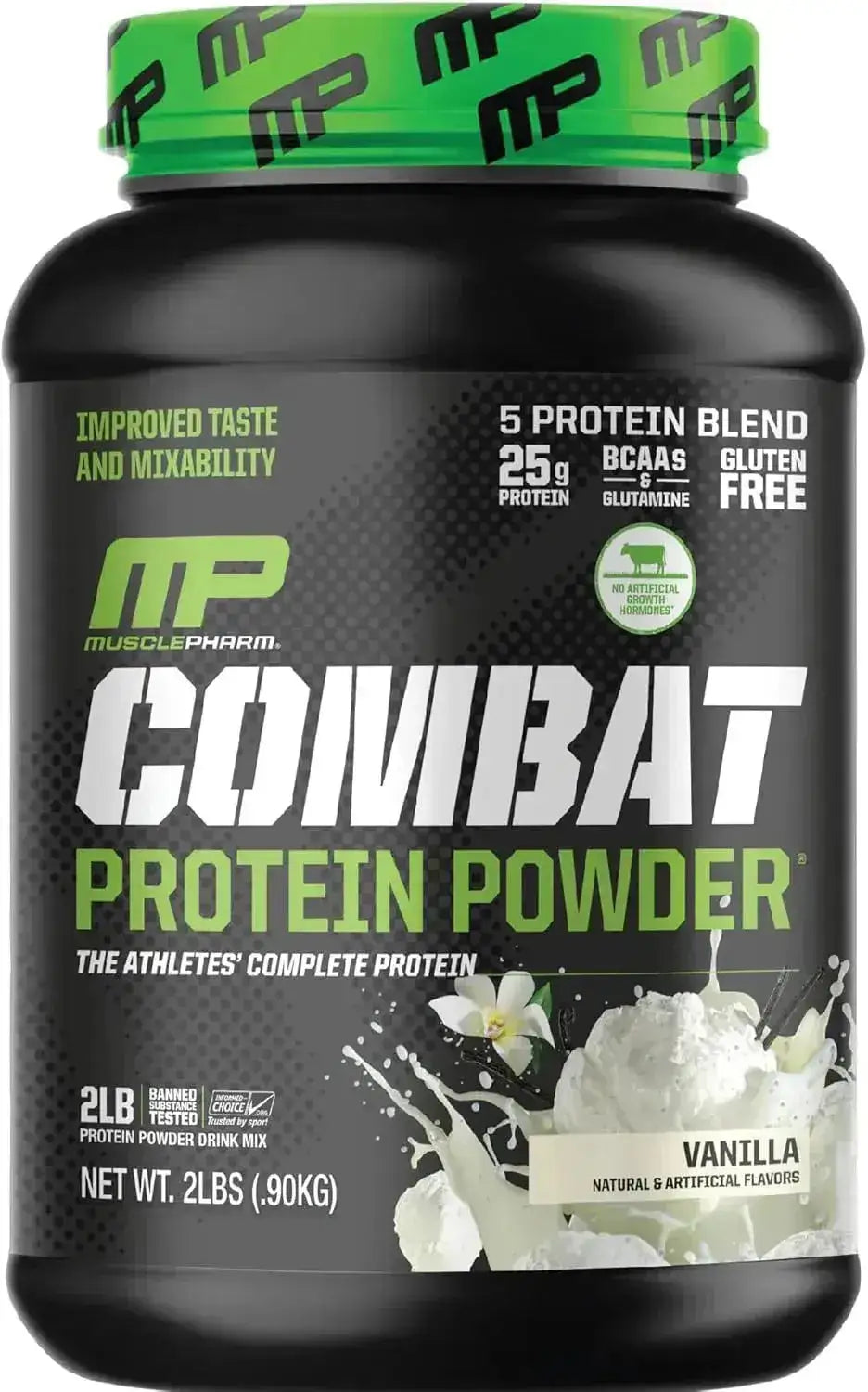 MUSCLEPHARM - MusclePharm Combat Protein Powder Vanilla 26 Servicios 2 Lbs. - The Red Vitamin MX - Suplementos Alimenticios - {{ shop.shopifyCountryName }}