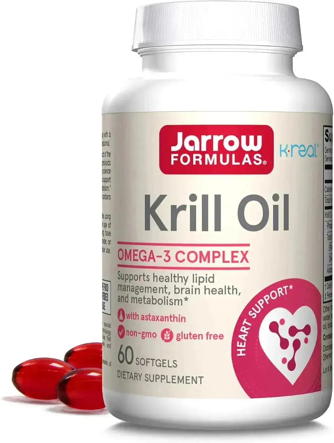 JARROW FORMULAS - Jarrow Formulas Krill Oil 60 Capsulas Blandas - The Red Vitamin MX - Suplementos Alimenticios - {{ shop.shopifyCountryName }}